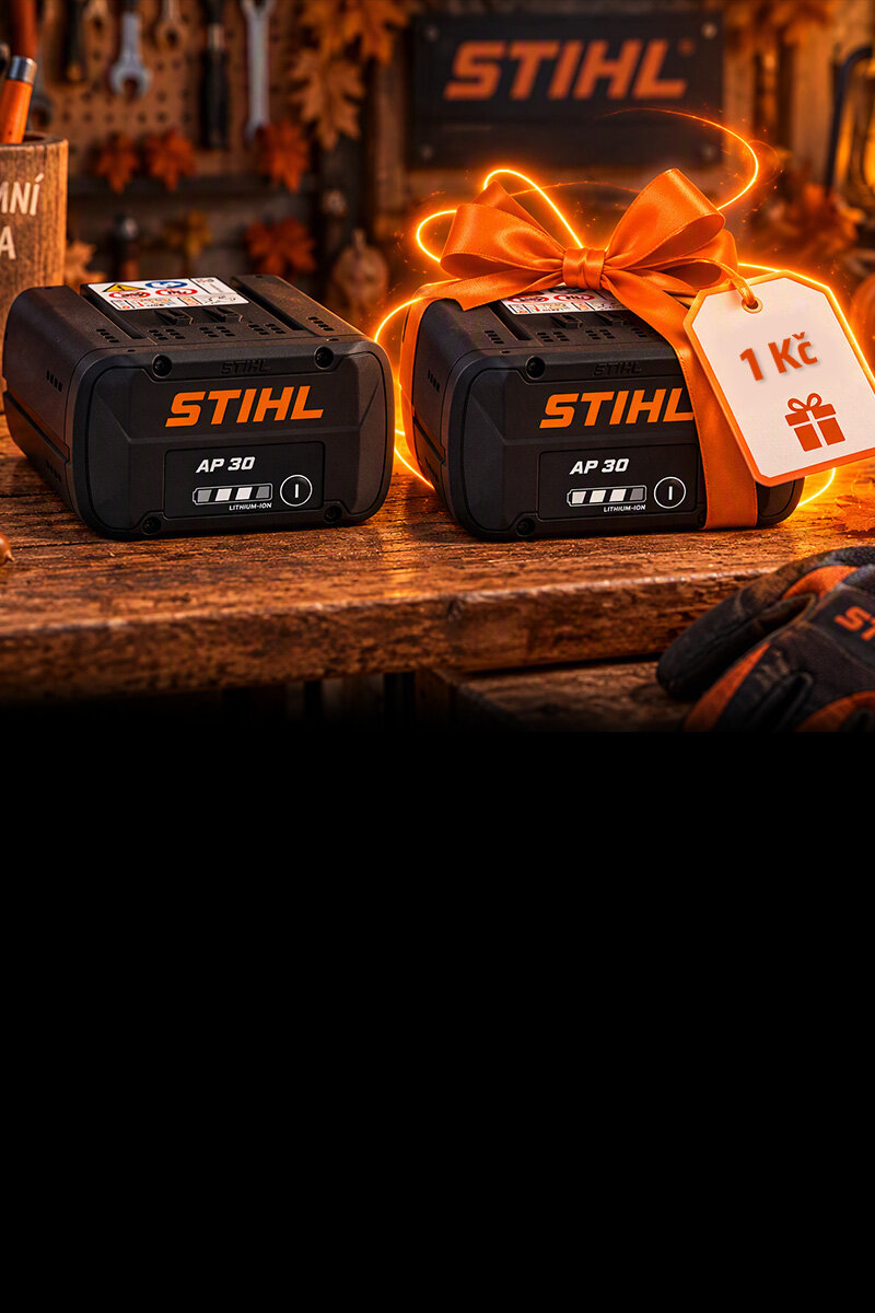 K akumulátoru STIHL druhý za 1 Kč