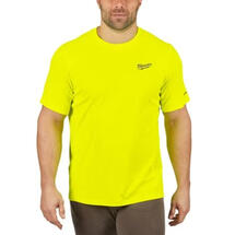 Tričko funkční krátký rukáv XL žluté 