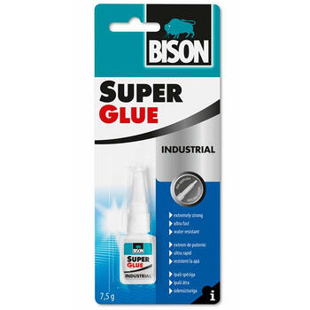 Bison lepidlo vteřinové Super Glue Industrial 7,5g 